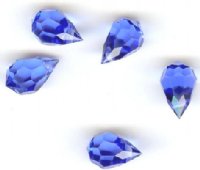 5 10x6mm Preciosa Sapphire Tear Drops